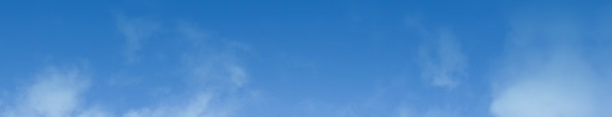 vast blue sky
